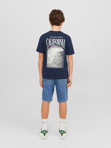 Jack & Jones Gedruckt T-shirt Für jungs -Navy Blazer - 12235503