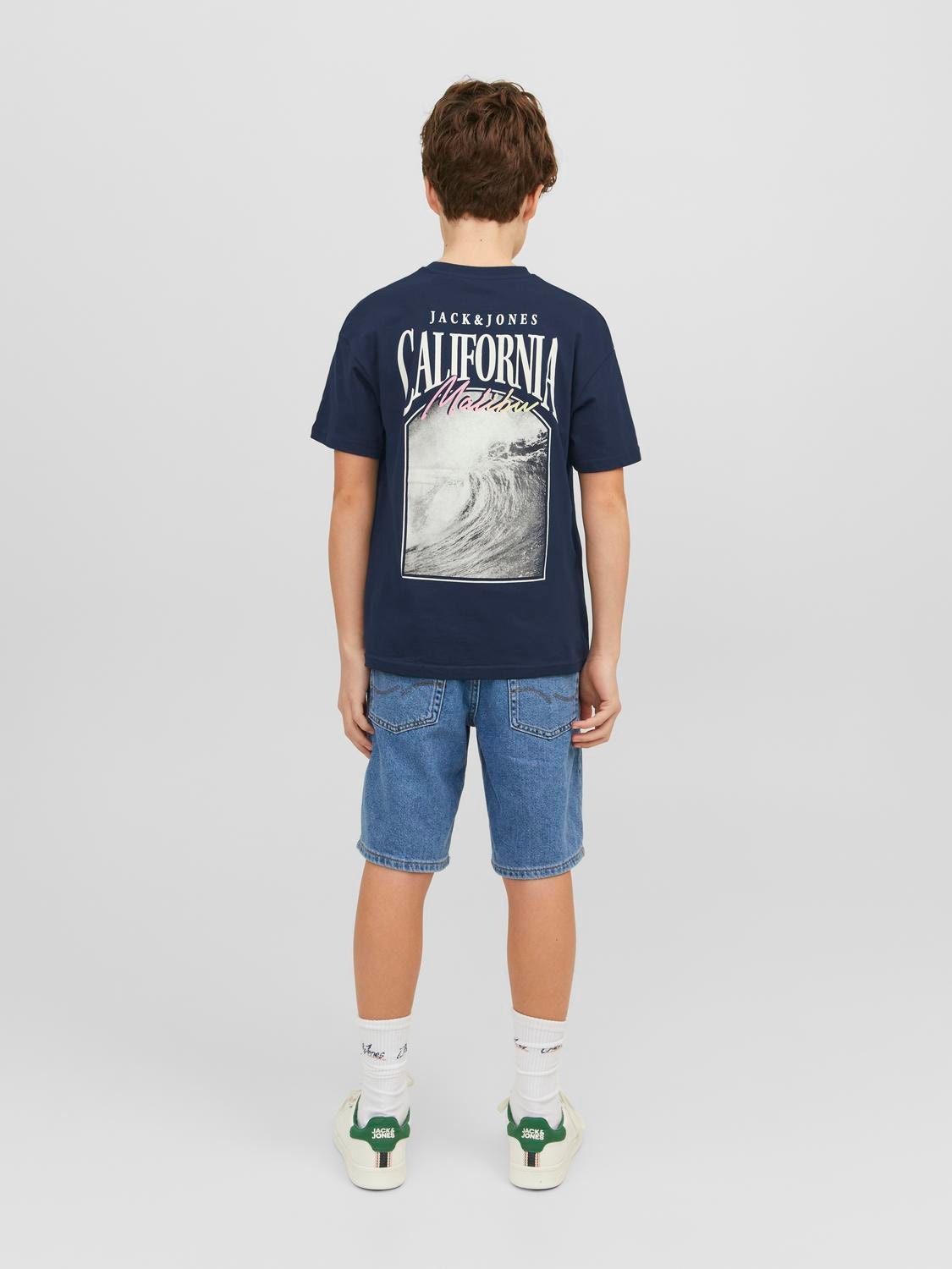 Jack & Jones T-shirt Imprimé Pour les garçons -Navy Blazer - 12235503
