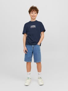 Jack & Jones Printed T-shirt For boys -Navy Blazer - 12235503