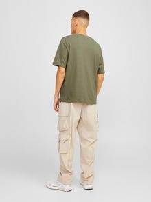 Jack & Jones Fotoprint O-hals T-skjorte -Dusty Olive - 12235522