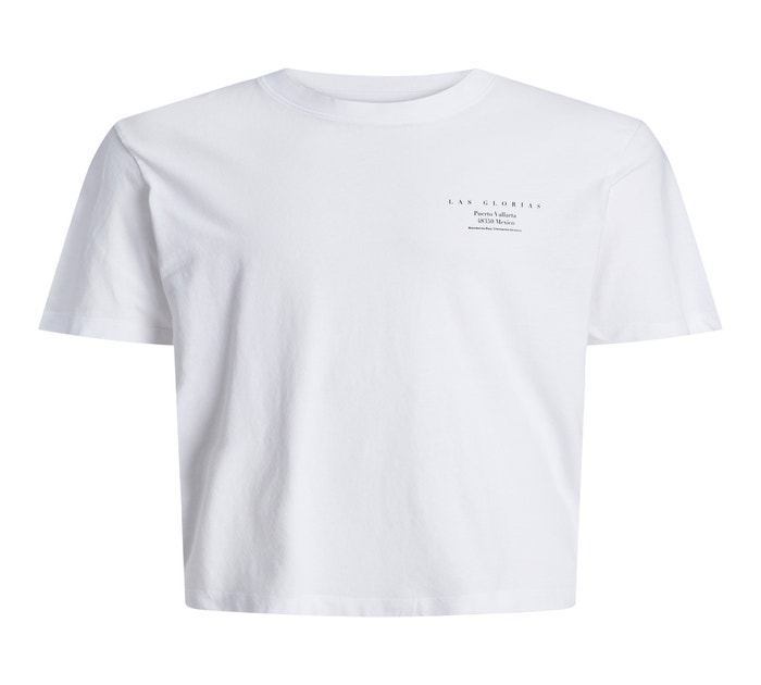 Loose Fit Crew neck Junior T-Shirt | White | Jack & Jones®