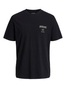 Jack & Jones Printed T-shirt For boys -Black - 12235523