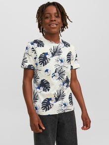 Jack & Jones Tropikų Marškinėliai For boys -Cloud Dancer - 12235529