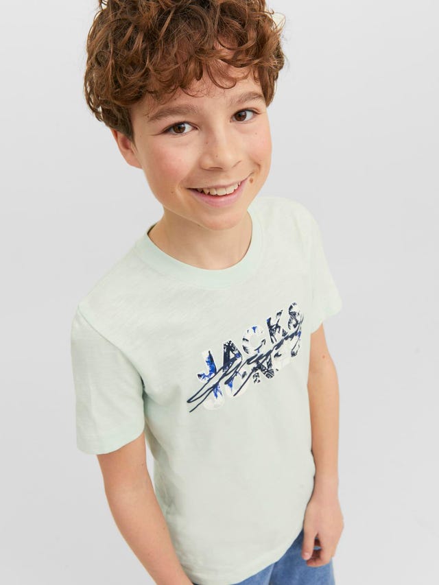 Jack & Jones Logo T-shirt Voor jongens - 12235534