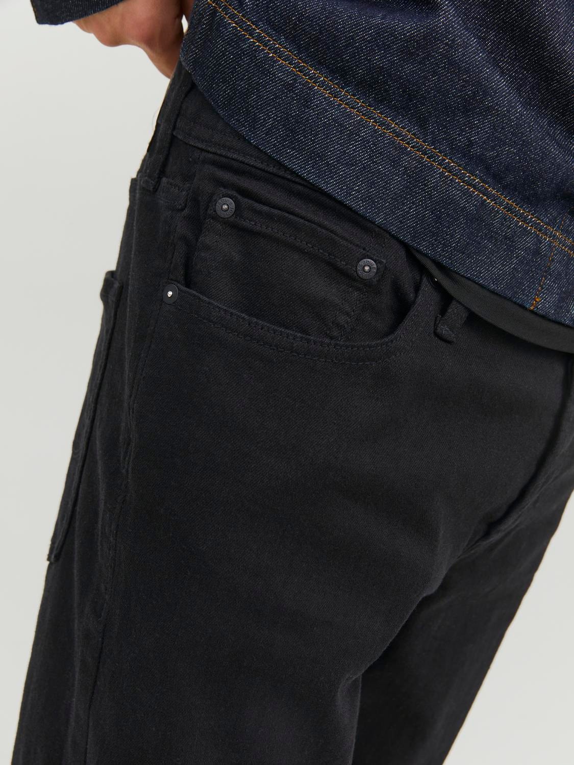 Jack & Jones JJIMIKE JJORIGINAL MF 029 Jeans tapered fit -Black Denim - 12235598