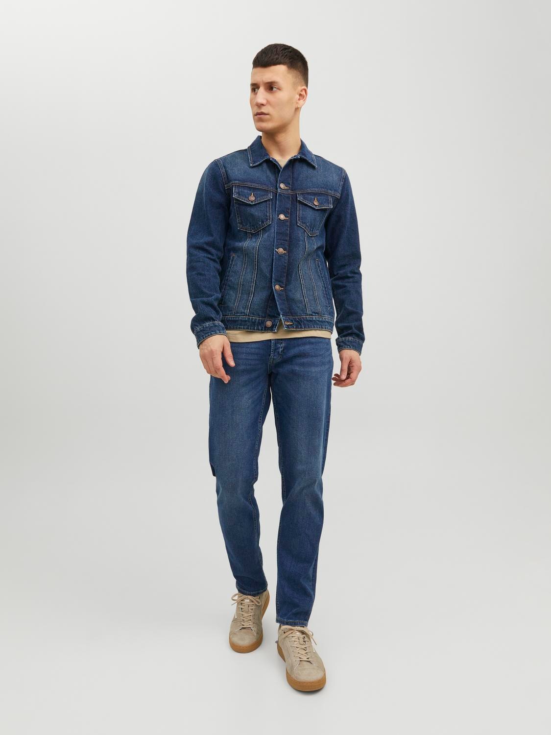 Jack & Jones JJIMIKE JJORIGINAL MF 031 Jean Coupe tapered -Blue Denim - 12235600