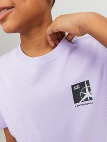 Jack & Jones Poikien Logo T-paita -Lavender - 12235609