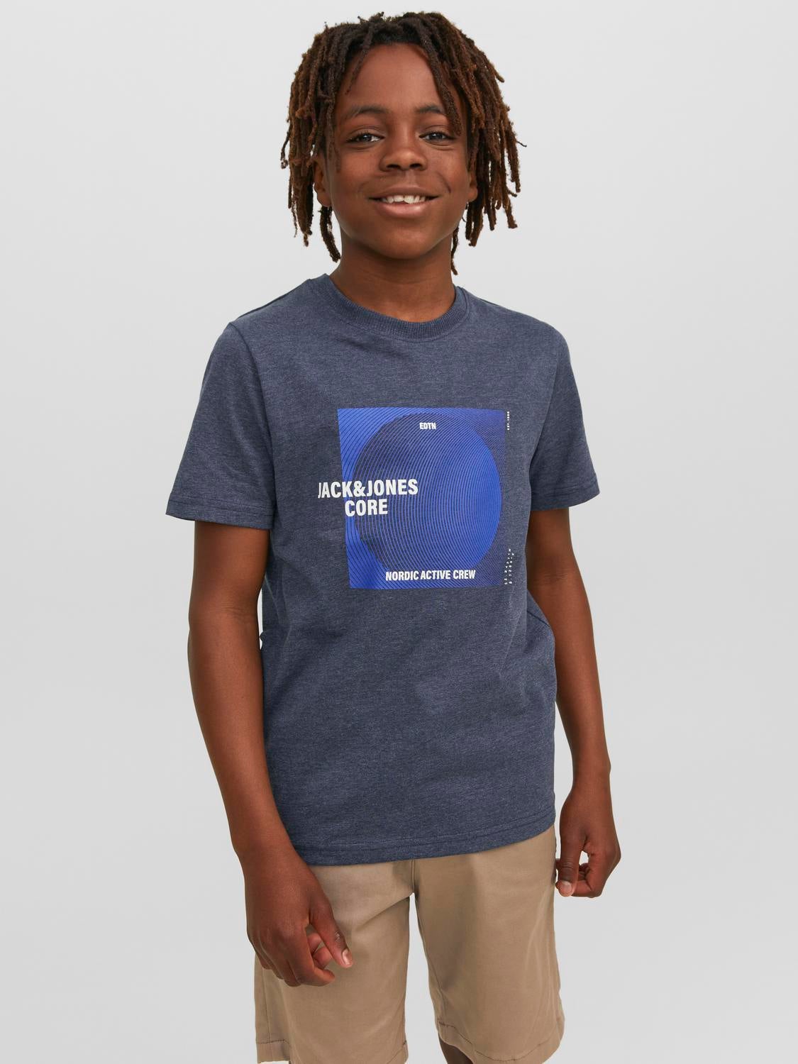 T-shirt Imprimé Pour Les Garçons - Jack & Jones - Modalova