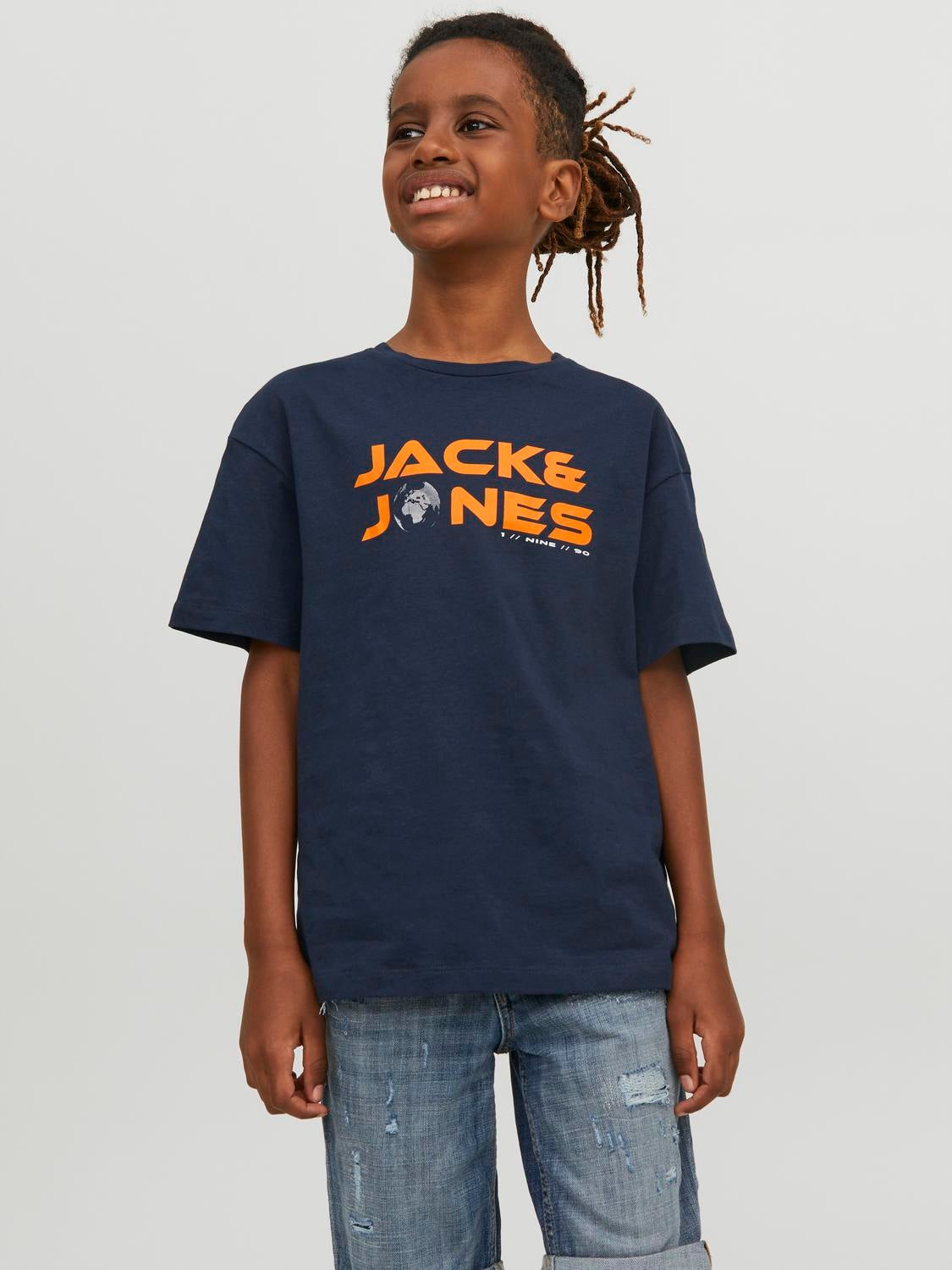 T-shirt Logo Pour Les Garçons - Jack & Jones - Modalova