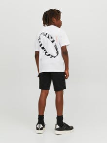 Jack & Jones Trykk T-skjorte For gutter -White - 12235635