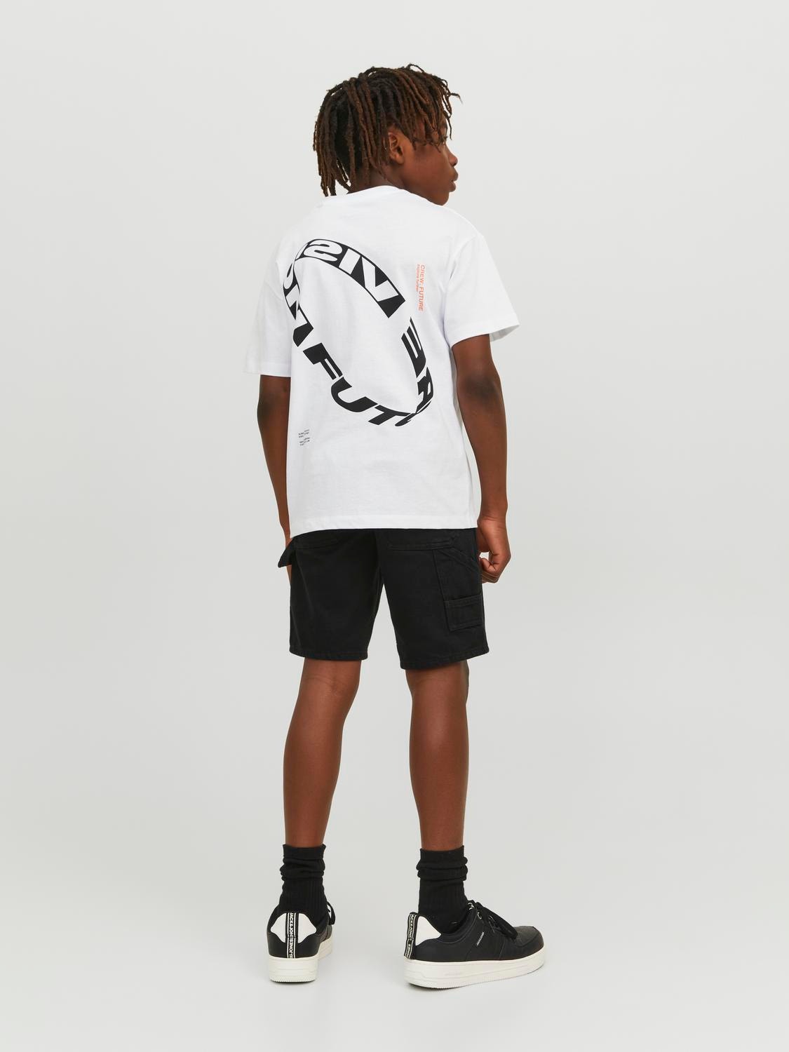 Jack & Jones Trykk T-skjorte For gutter -White - 12235635