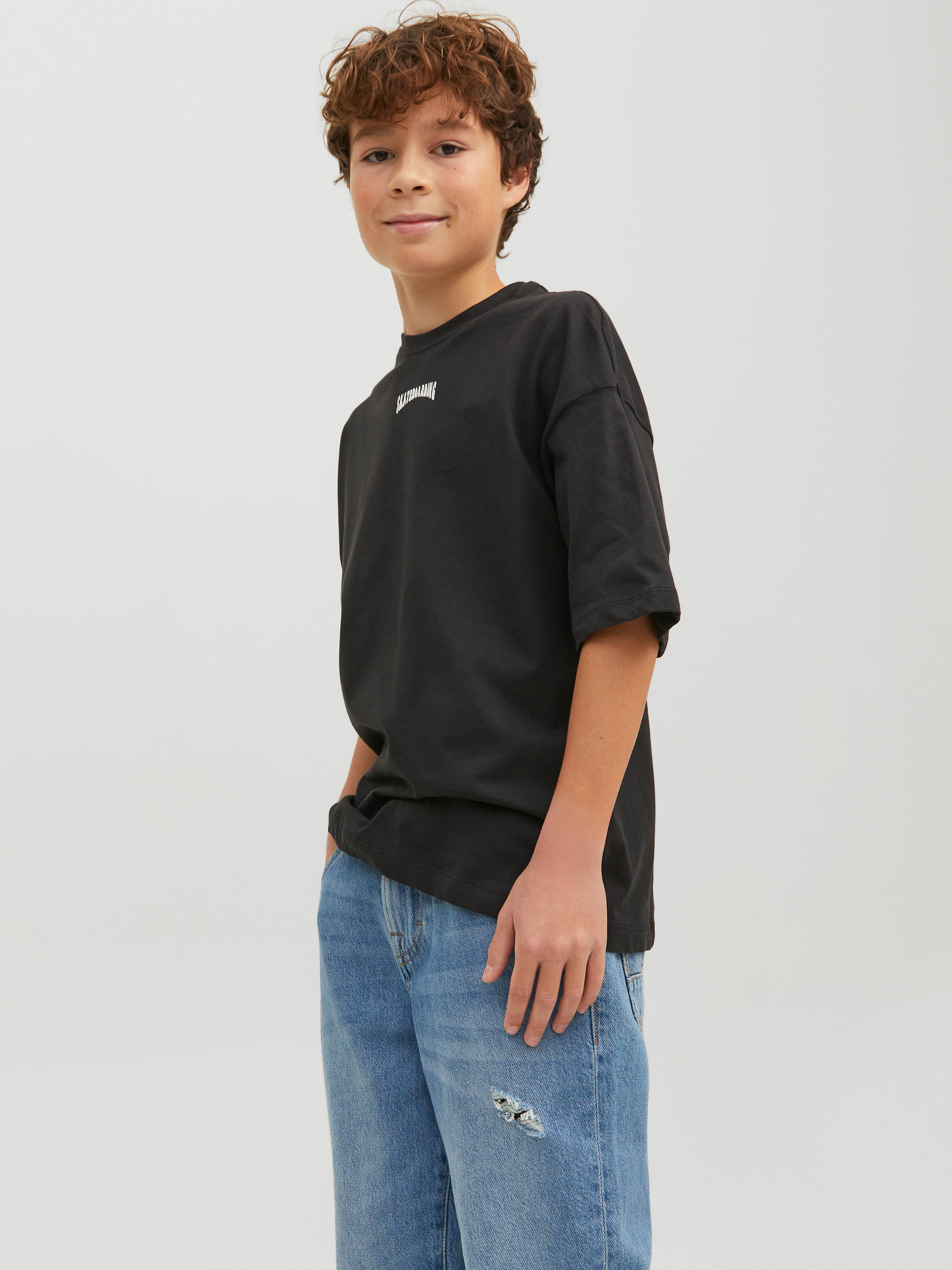 T-shirt Imprimé Pour Les Garçons - Jack & Jones - Modalova