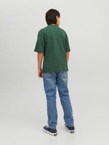 Jack & Jones Printed T-shirt For boys -Trekking Green - 12235649