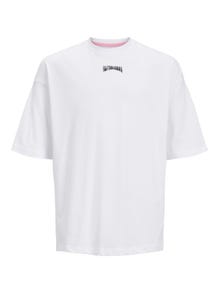 Jack & Jones Potištěný Tričko Junior -White - 12235649