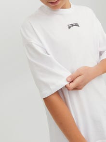 Jack & Jones Potištěný Tričko Junior -White - 12235649