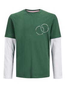 Jack & Jones Poikien Painettu T-paita -Trekking Green - 12235651