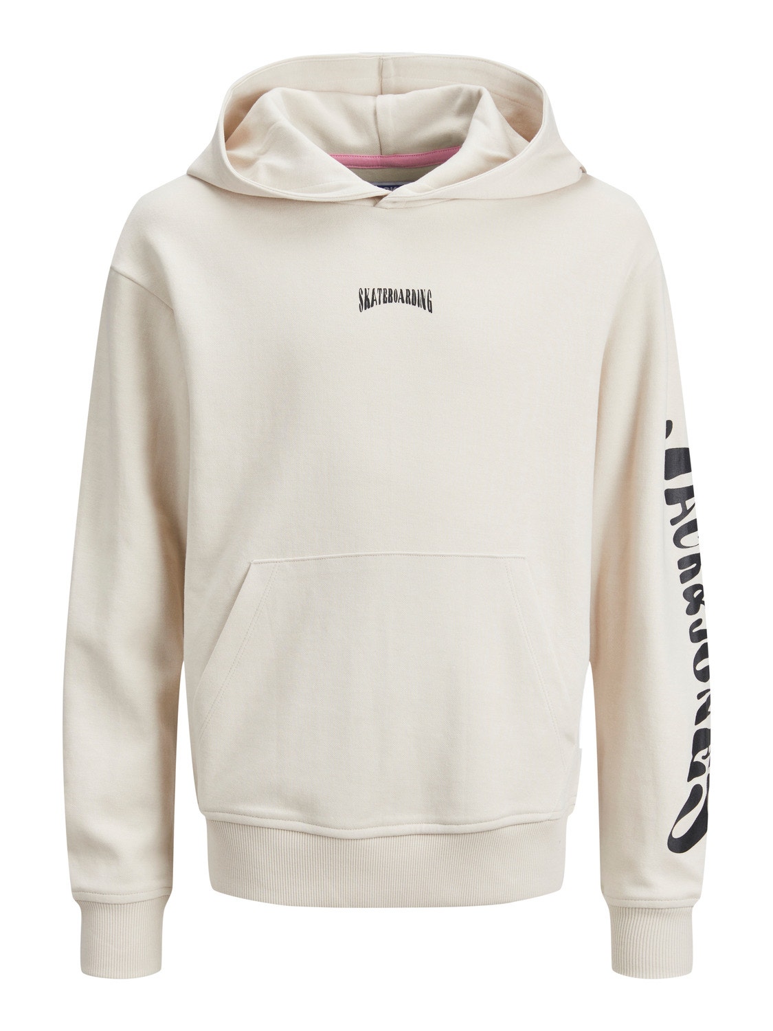 Jack & Jones Gedrukt Hoodie Voor jongens -Moonbeam - 12235690