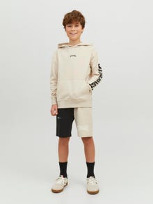 Jack & Jones Gedrukt Hoodie Voor jongens -Moonbeam - 12235690