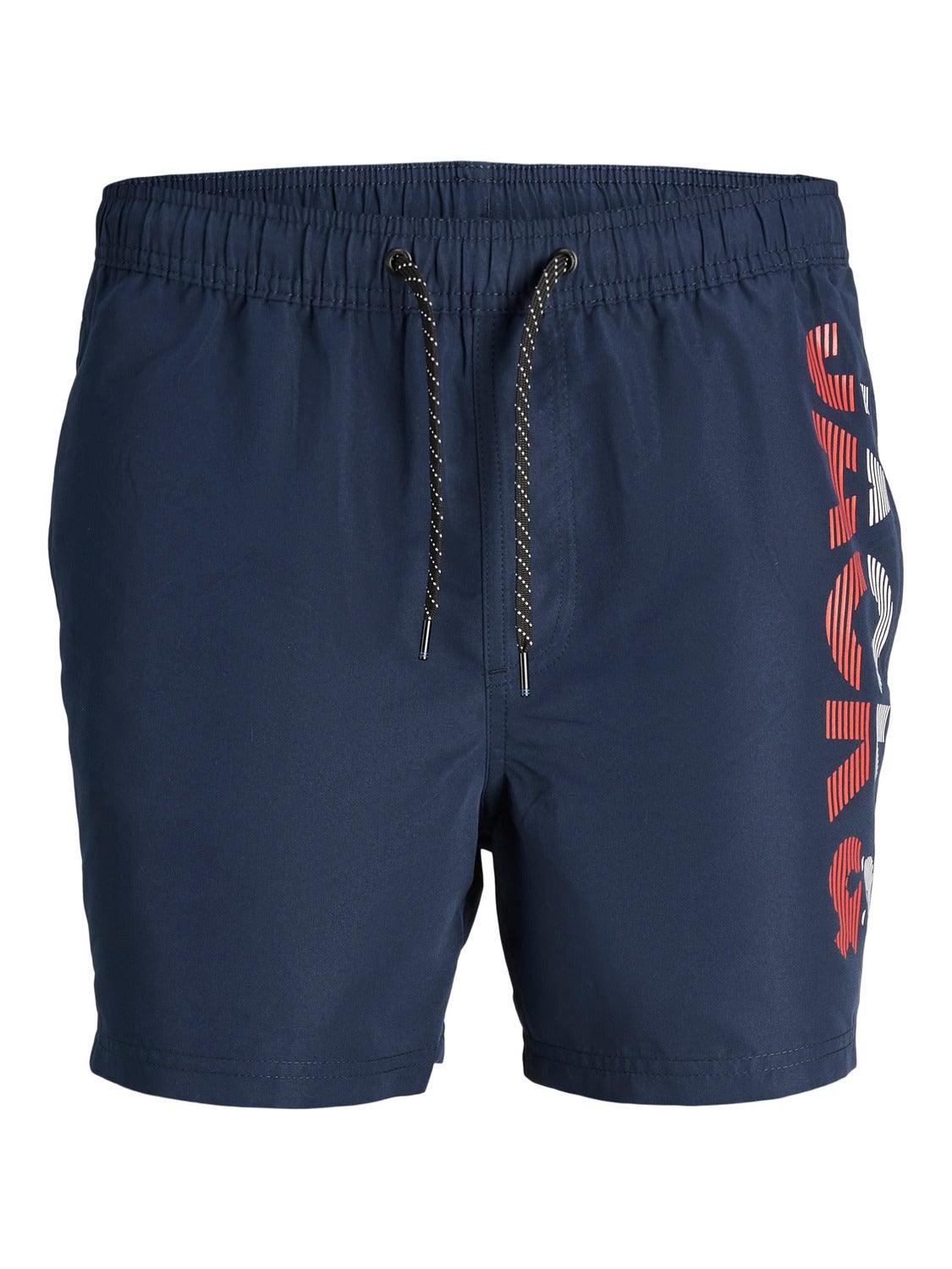 navy blue plus size swim shorts