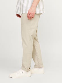 Jack & Jones Παντελόνι Slim Fit Chinos Μεγάλο μέγεθος -Dune - 12235773
