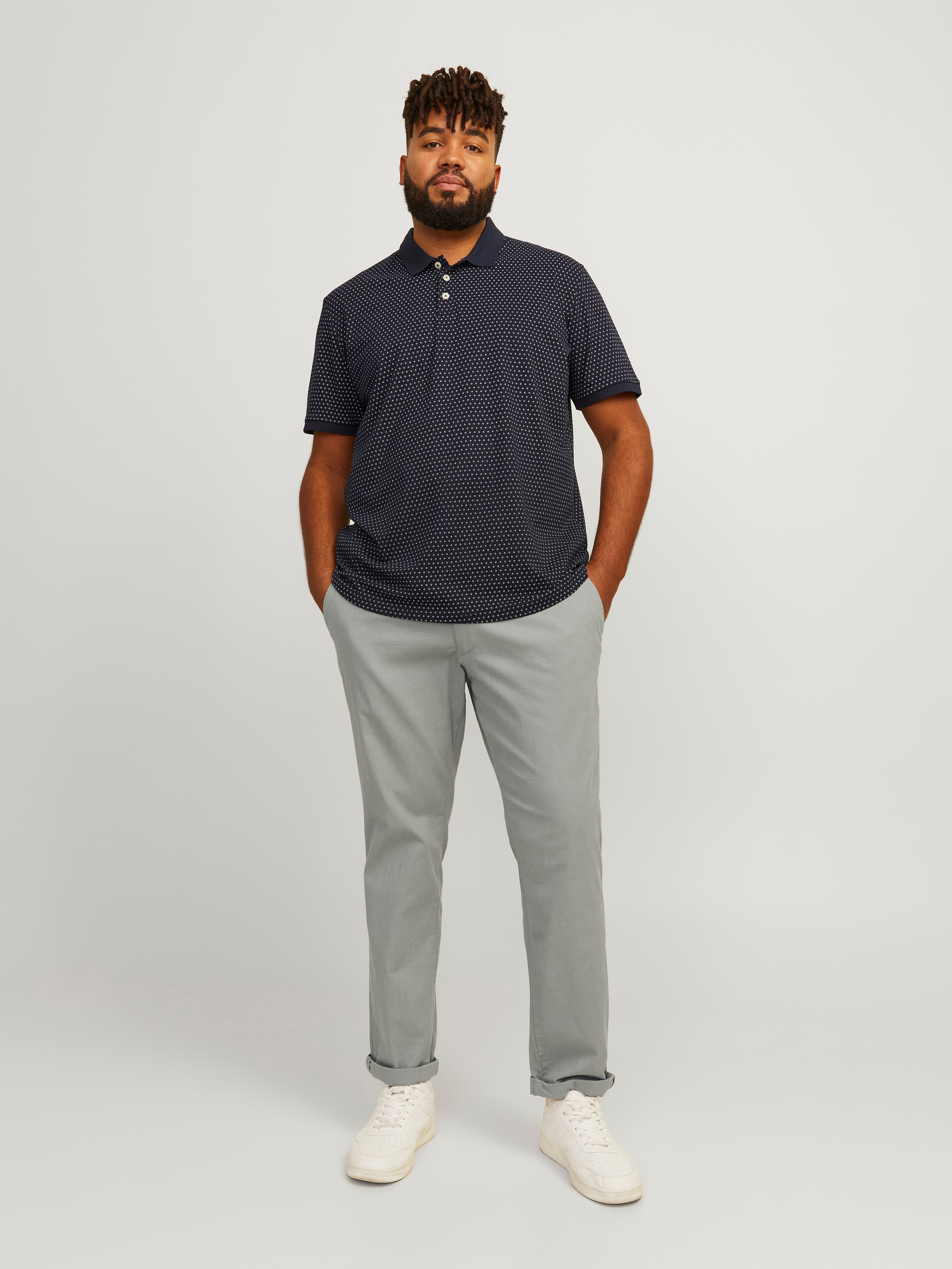 Plus Size Slim Fit Chino trousers