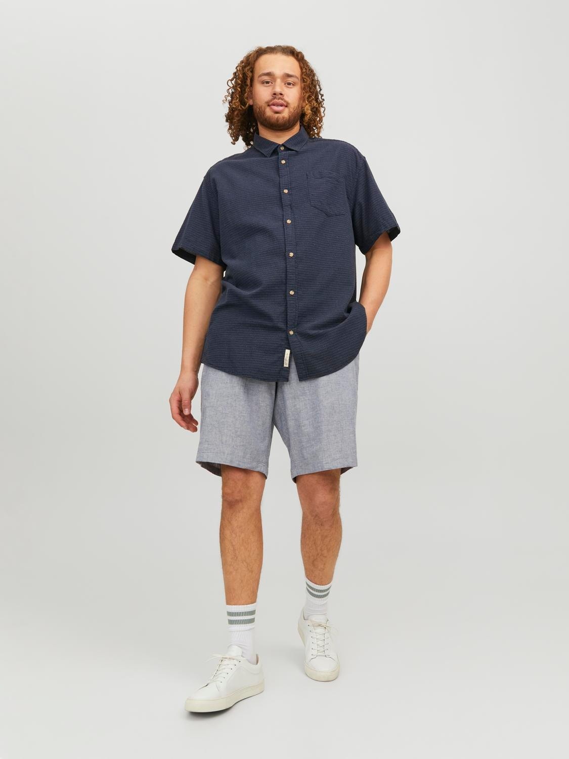 Jack & Jones Plus Size Regular Fit Chinoshorts -Blue Indigo - 12235793