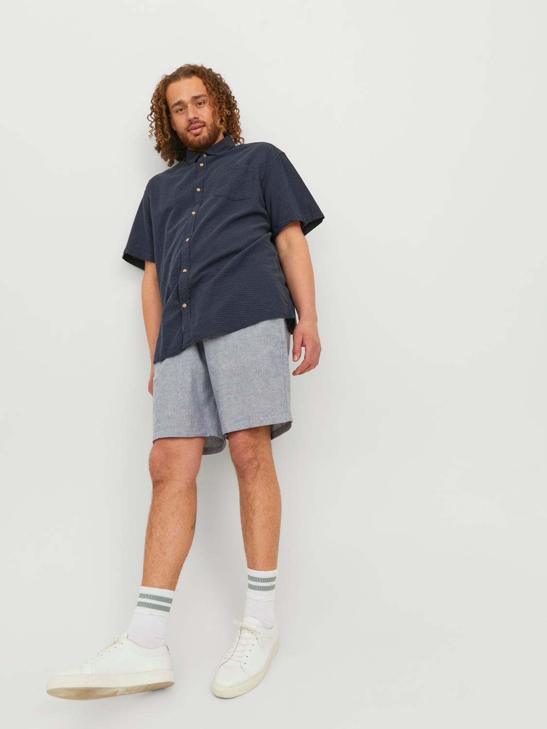 Jack & Jones Plus Size Regular Fit Chino shorts -Blue Indigo - 12235793