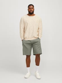 Jack & Jones Plus Regular Fit Šortky Chino -Deep Lichen Green - 12235793