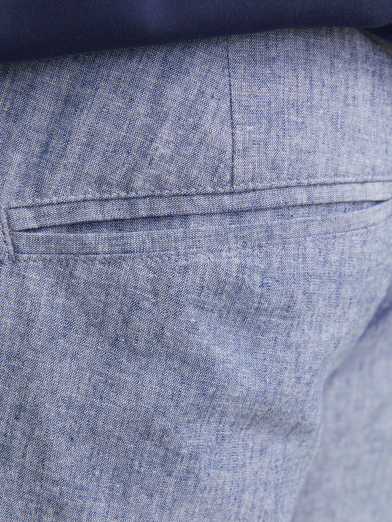 Jack & Jones Plus Regular Fit Lühikesed puuvillased püksid -Faded Denim - 12235793