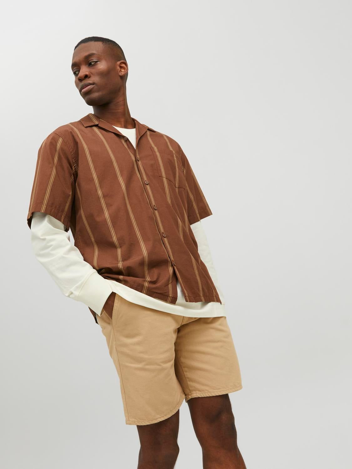 Relaxed fit store chino shorts