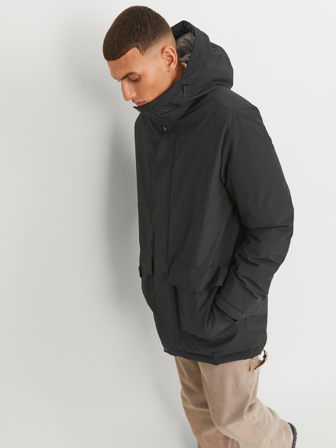 Jack and jones parka on sale sale