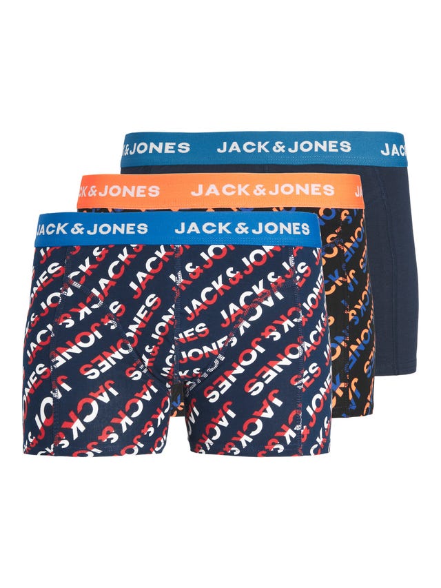 Jack & Jones Plus Size Pack de 3 Boxers - 12235854