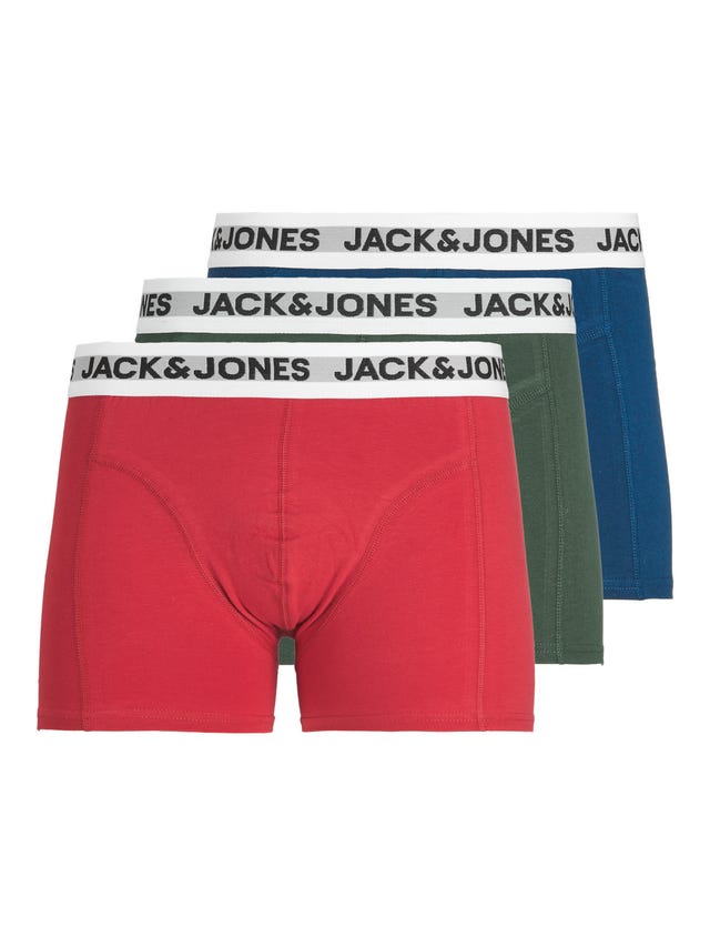 Jack & Jones Plus Size Paquete de 3 Boxers - 12235856
