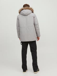 Jack & Jones Parka -Light Grey Melange - 12235858