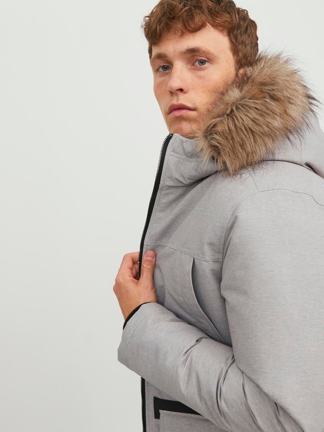 Parka Light Grey Jack Jones