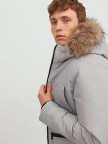 Jack & Jones Parka jacka -Light Grey Melange - 12235858