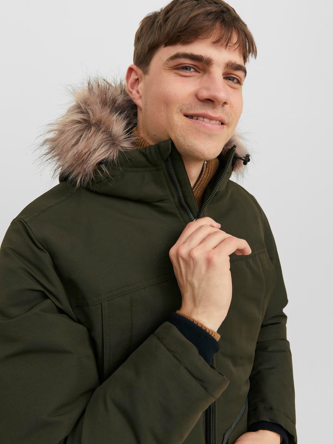 Jack and jones on sale mens jorlatto parka asphalt