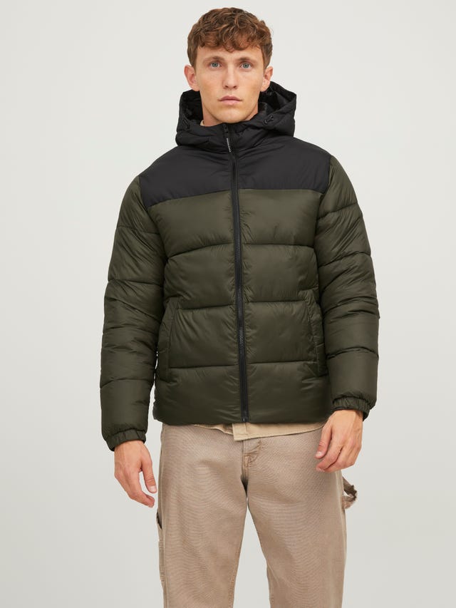 JACK & JONES Giacca Piumino Corto Uomo – Resistente All'Acqua, Con Imbottitura Sintetica