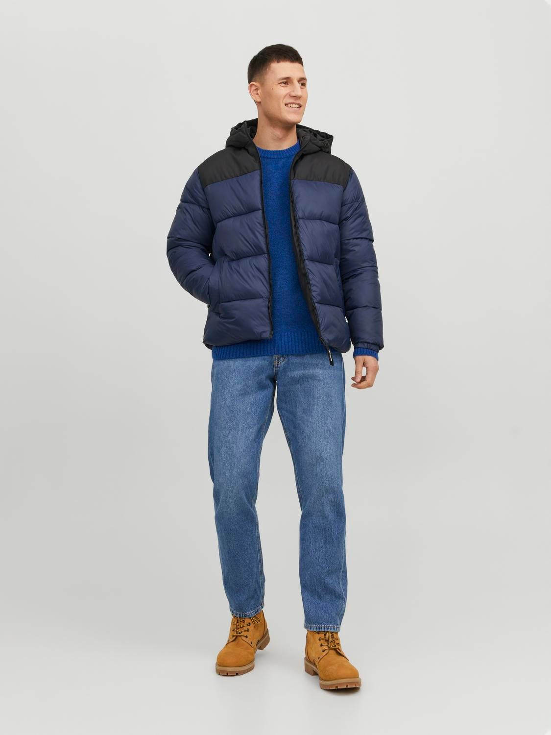 Mens hot sale puffer blazer