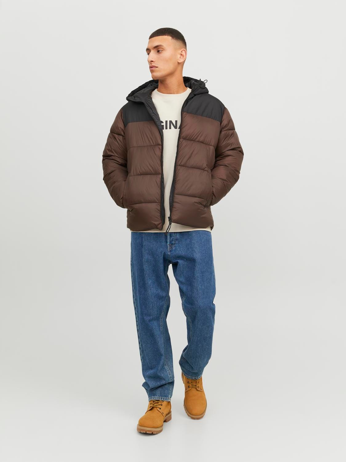 Jack & Jones Pūslinis švarkas -Seal Brown - 12235859