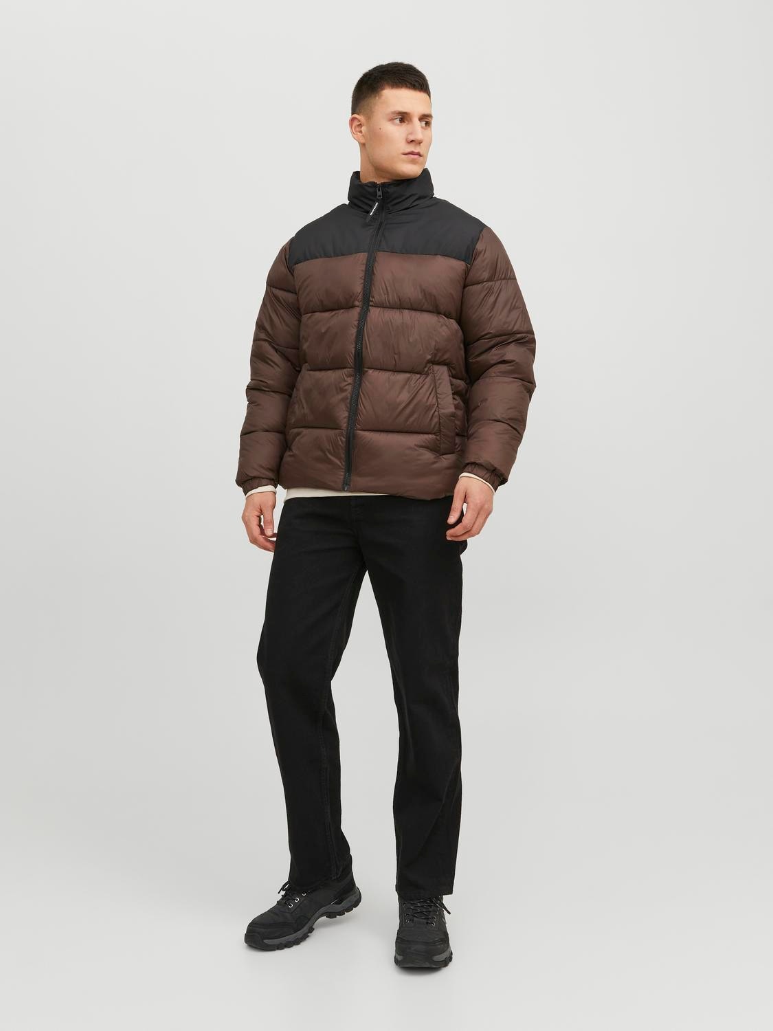 Jack & Jones Puffer jas -Seal Brown - 12235860