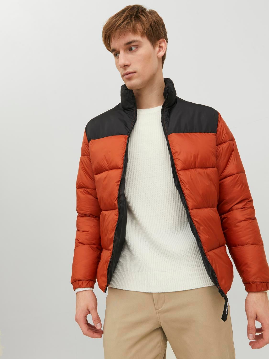 Oversized down jacket Mika Orange