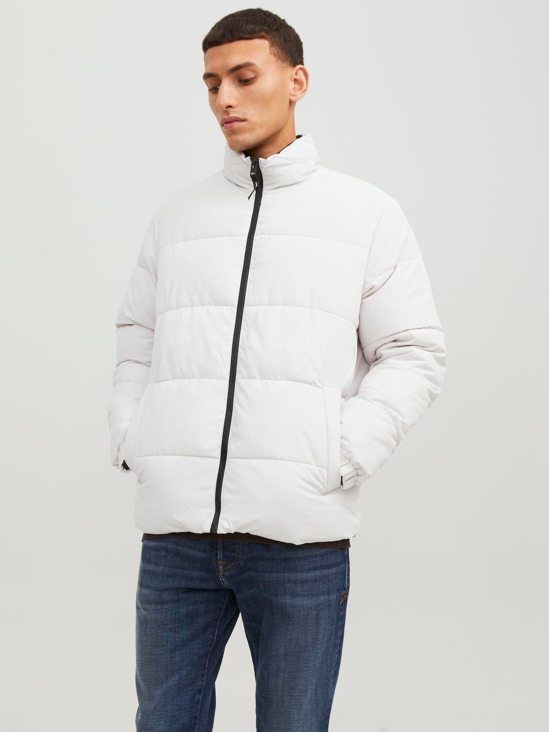 Puffer jacket, White