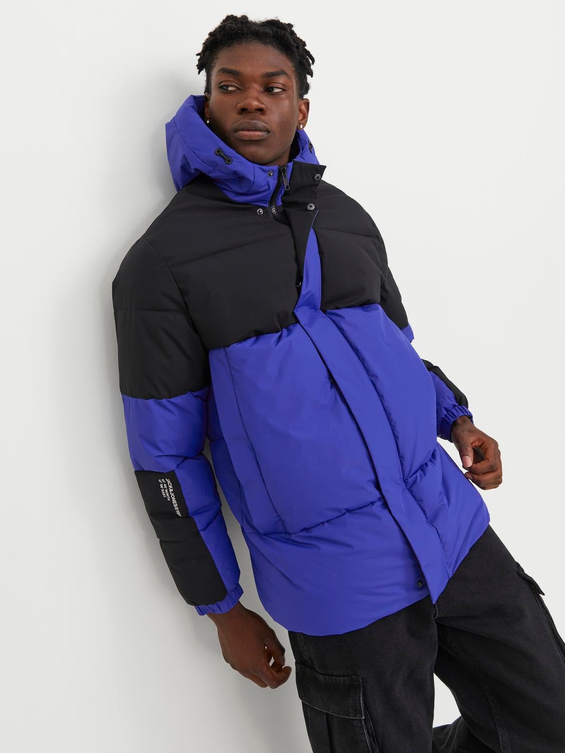 Jack & jones shop hooded puffer jacket