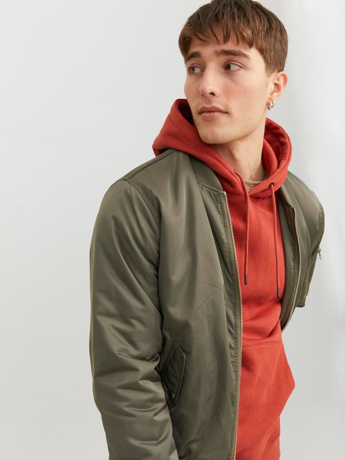 Jack & Jones Bomberdzseki -Dusty Olive - 12235876