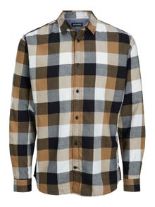 Jack & Jones Camisa a cuadros Slim Fit -Otter - 12235965