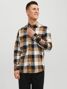 Jack & Jones Camisa a cuadros Slim Fit -Otter - 12235965