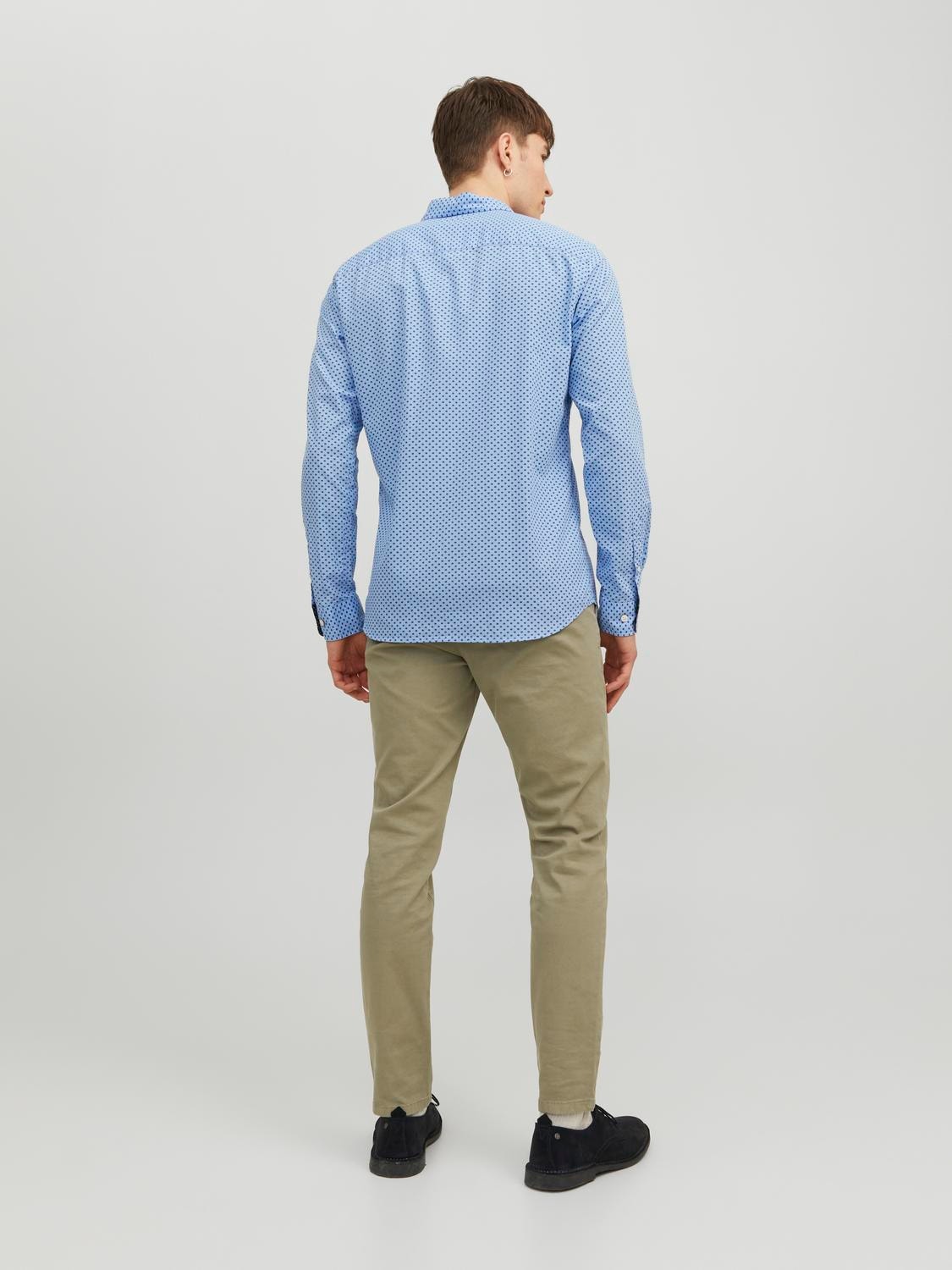 Jack & Jones Slim Fit Formell skjorta -Cashmere Blue - 12235969