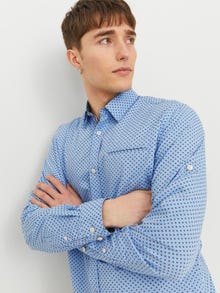 Jack & Jones Slim Fit Společenská košile -Cashmere Blue - 12235969