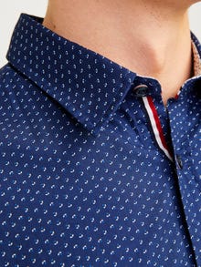 Jack & Jones Slim Fit Oficialūs marškiniai -Medieval Blue - 12235969
